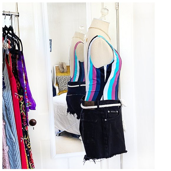 Vintage [ CALVIN KLEIN JEANS ] Cut Off Denim Shorts - Picture 3 of 8